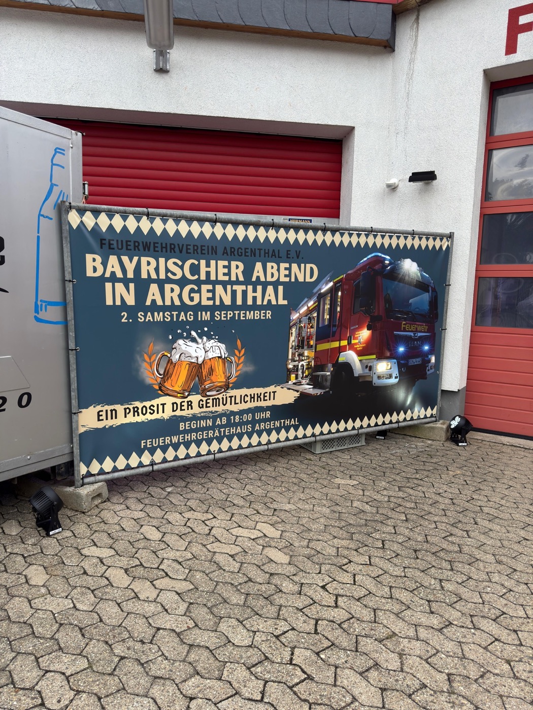 Veranstaltungsbanner Bayrischer Abend des Feuerwehrvereins Argenthal